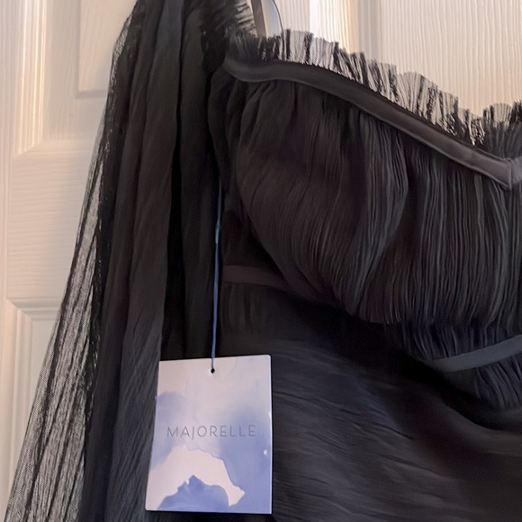 MAJORELLE Zata Dress in Black - Picture 11 of 12